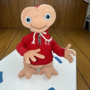 Universal Studios ET The Extra-Terrestrial Plush Red Hoodie 9 inch Movie Toy